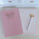 NEW! PEARL BOW PINK JOURNAL