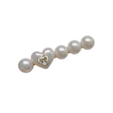 PEARL HEART HAIR CLIP