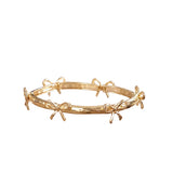 GOLD BOW BANGLE