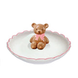 NEW! TEDDY BEAR CERAMIC TRAY