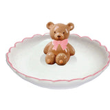 NEW! TEDDY BEAR CERAMIC TRAY