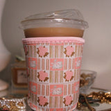 NEW! PINK SWAN COFFEE SLEEVE