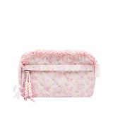 NEW! PINK QUILTED FLORAL POUCH