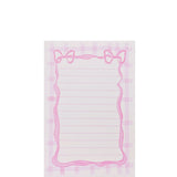 NEW! PINK BOW NOTEPAD