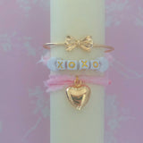 GOLD BOW CUFF BRACELET