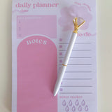 NEW! PINK A5 DAILY PLANNER LIST