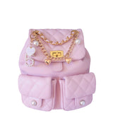 NEW! LUXURY PINK QUILTED BAG