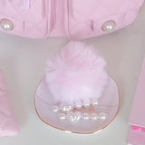 PEARL HEART HAIR CLIP