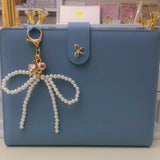 NEW! VINTAGE BLUE BOW A5 AGENDA