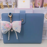 NEW! VINTAGE BLUE BOW A5 AGENDA