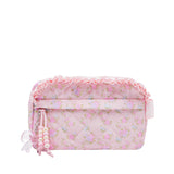 NEW! PINK QUILTED FLORAL POUCH