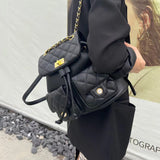 NEW! LUXURY BLACK QUILTED BAG