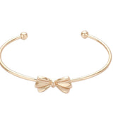 GOLD BOW CUFF BRACELET