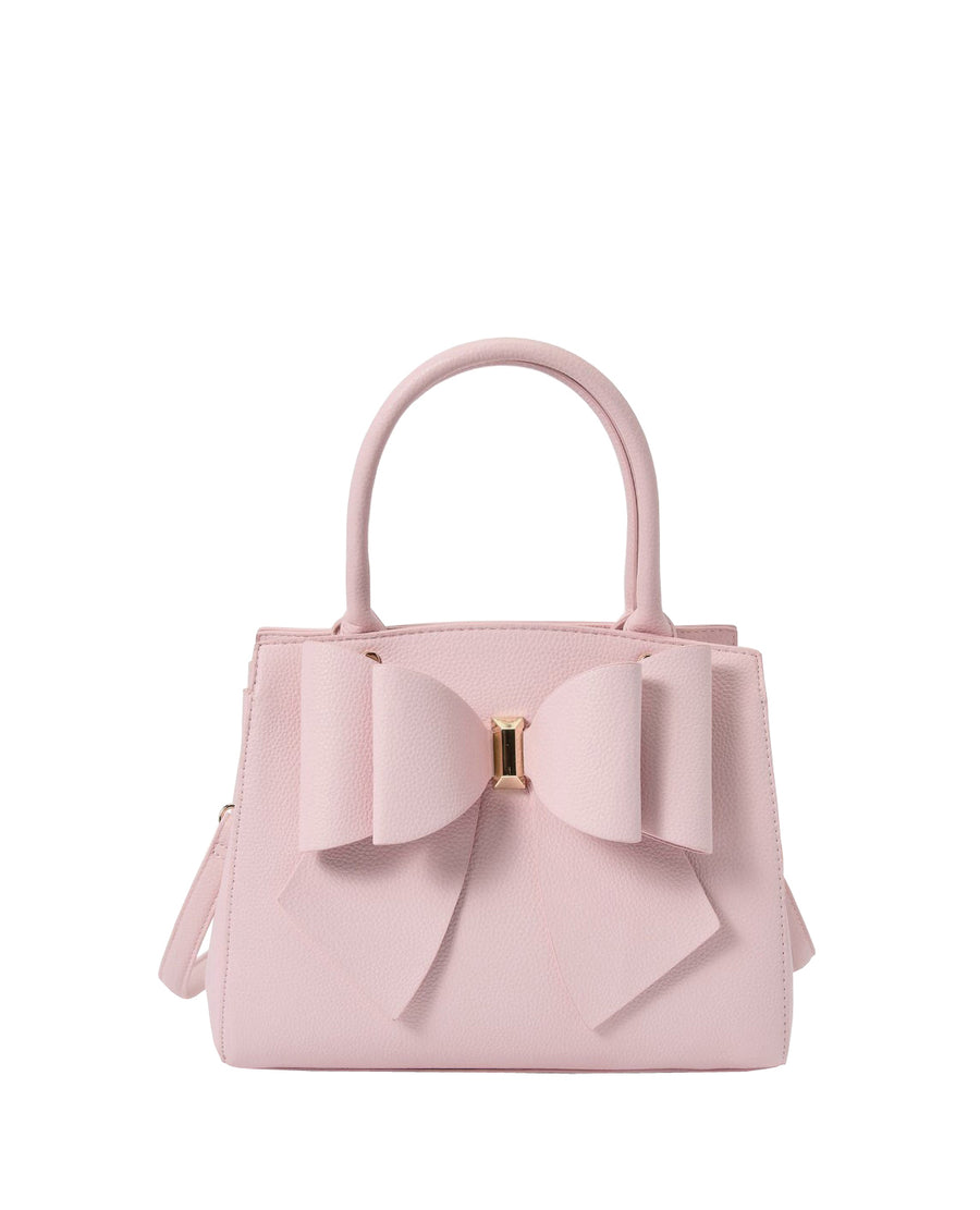 NEW! LUXURY PINK BOW SATCHEL BAG