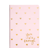 NEW! PINK + GOLD HEART NOTEBOOK