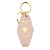 PINK HEART KEYCHAIN