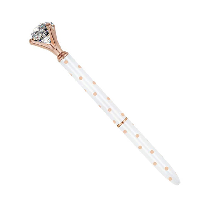 DIAMOND PEN, ROSE GOLD DOT
