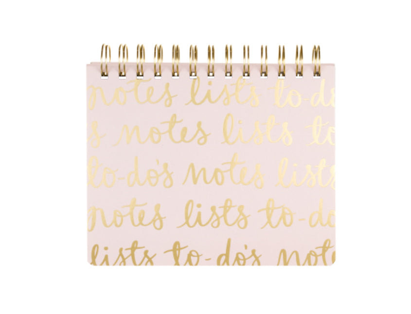 PINK SPIRAL PLANNER PAD