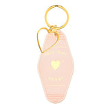 PINK HEART KEYCHAIN