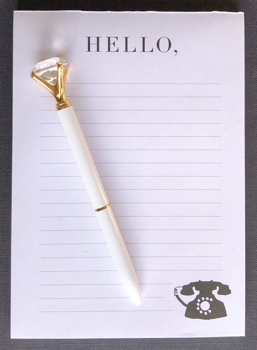 DIAMOND PEN, WHITE