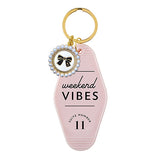 PINK WEEKEND VIBES KEYCHAIN