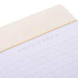 PINK + GOLD NOTEPAD