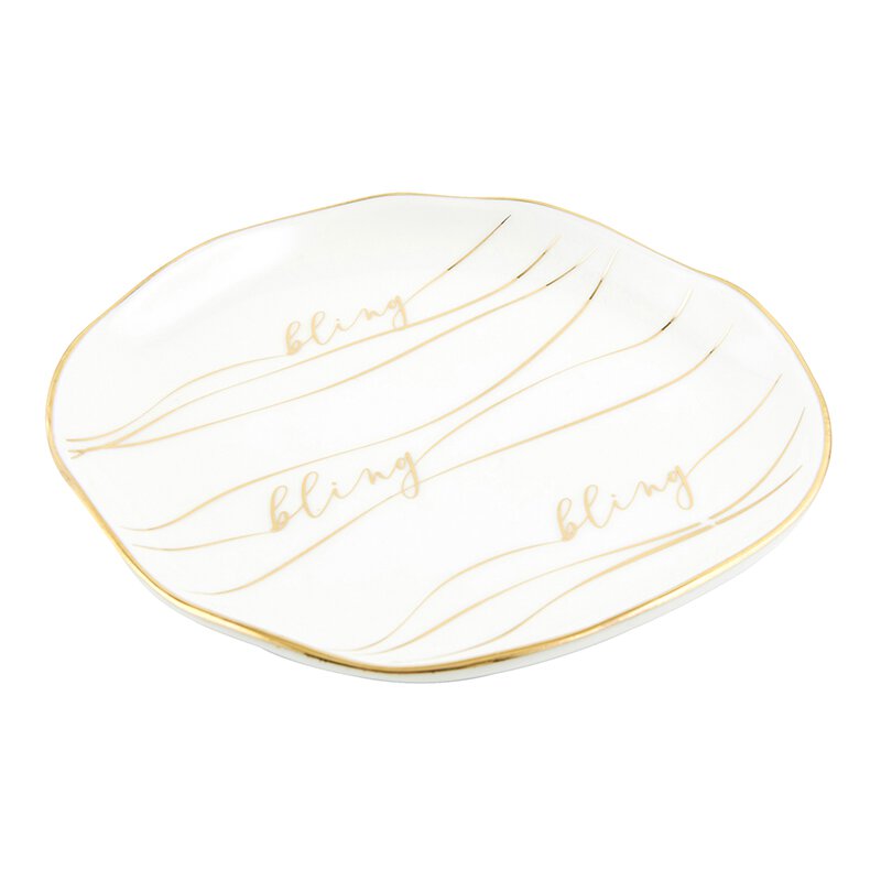 BLING JEWELRY DISH TRAY