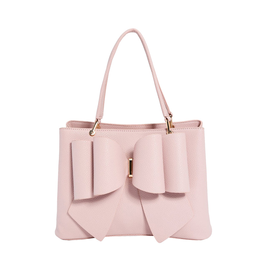 LUXURY PINK BOW TOTE BAG