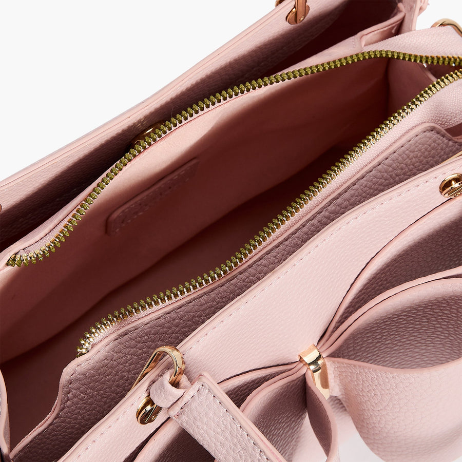 LUXURY PINK BOW TOTE BAG