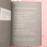 PINK PASSWORD JOURNAL