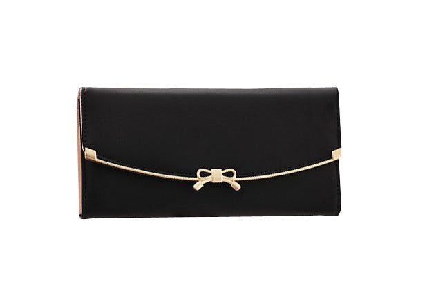 BLACK BOW WALLET