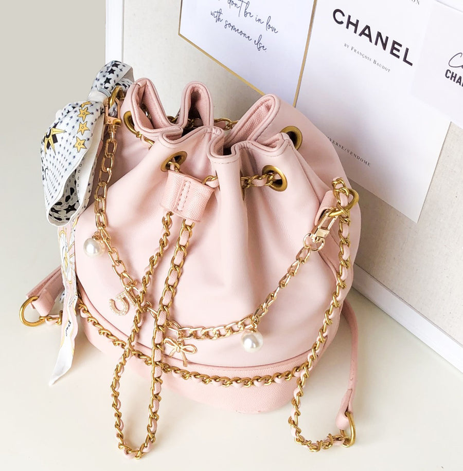 LUXURY PINK BUCKET BAG