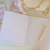 LIGHT PINK LEATHER NOTEBOOK