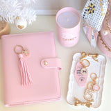 PINK + GOLD PEONY CANDLE