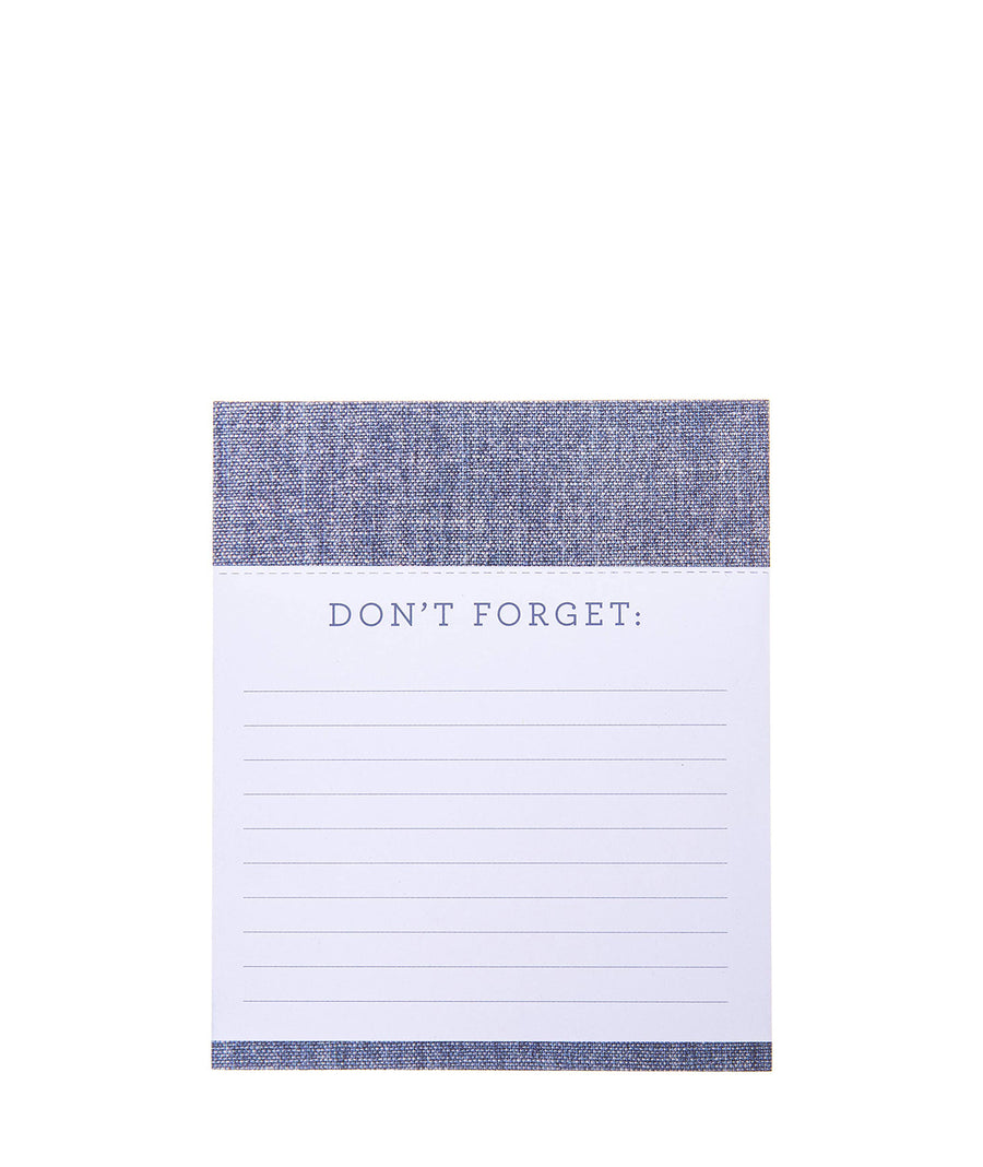 NEW! CHAMBRAY NOTEPAD