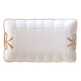 GOLD BOW CERAMIC TRAY