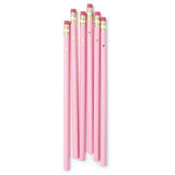 GOLD HEART, PINK PENCILS SET OF 6