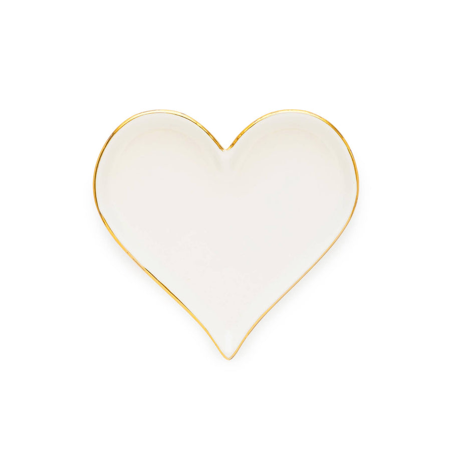 GOLD HEART JEWELRY TRAY