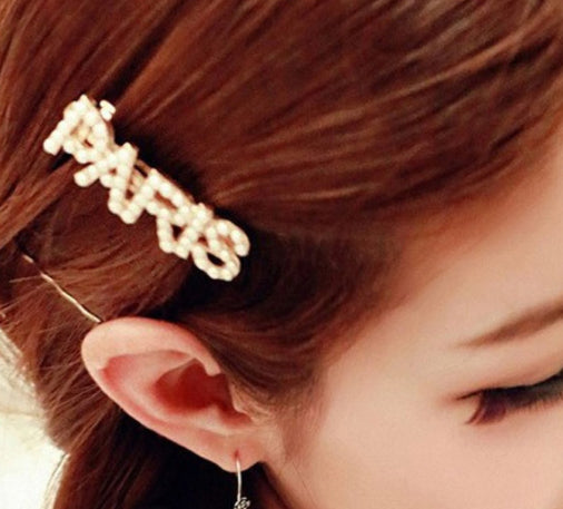 NEW! PARIS + LONDON PEARL HAIR CLIPS