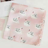 PINK SWAN SCARF