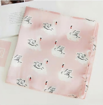 PINK SWAN SCARF