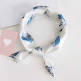 BLUE SWAN SCARF