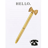 BOW PEN, GOLD