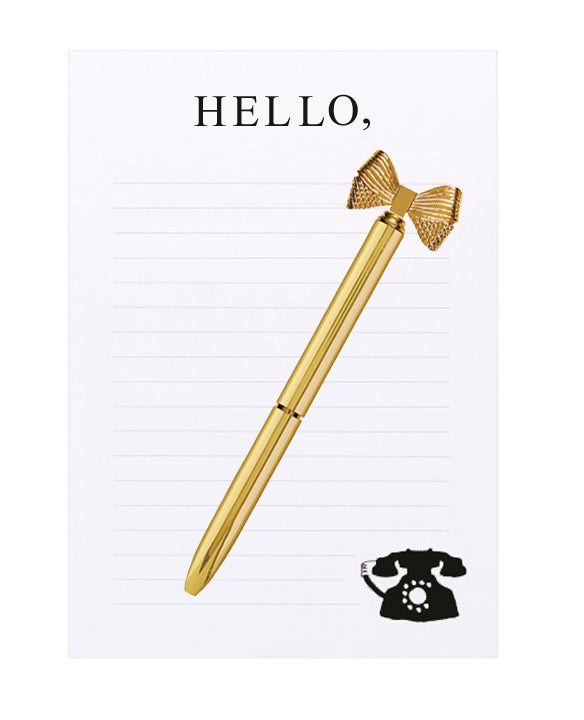 BOW PEN, GOLD
